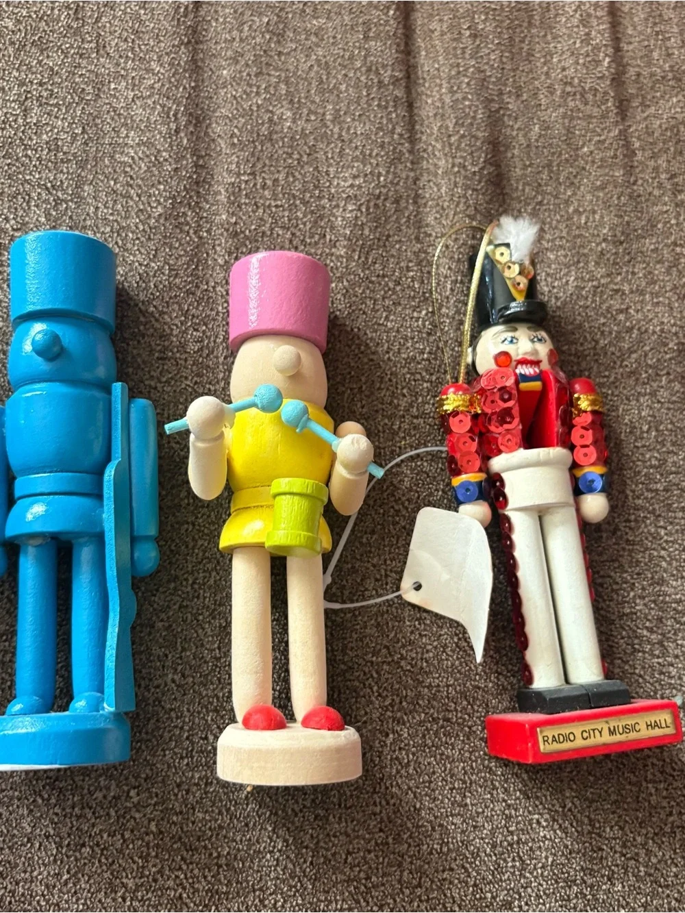 Vintage Mini Nutcracker Set Ornaments Radio City Music Hall Christmas Holiday